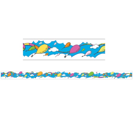 Eureka Dr. Seuss Oh the Places Balloons, 37 Feet/Pack, PK6 844912
